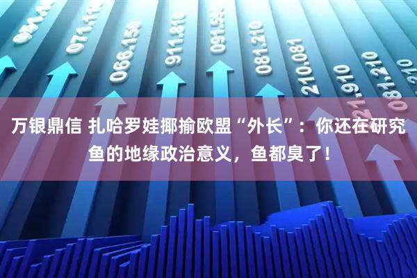 万银鼎信 扎哈罗娃揶揄欧盟“外长”：你还在研究鱼的地缘政治意义，鱼都臭了！